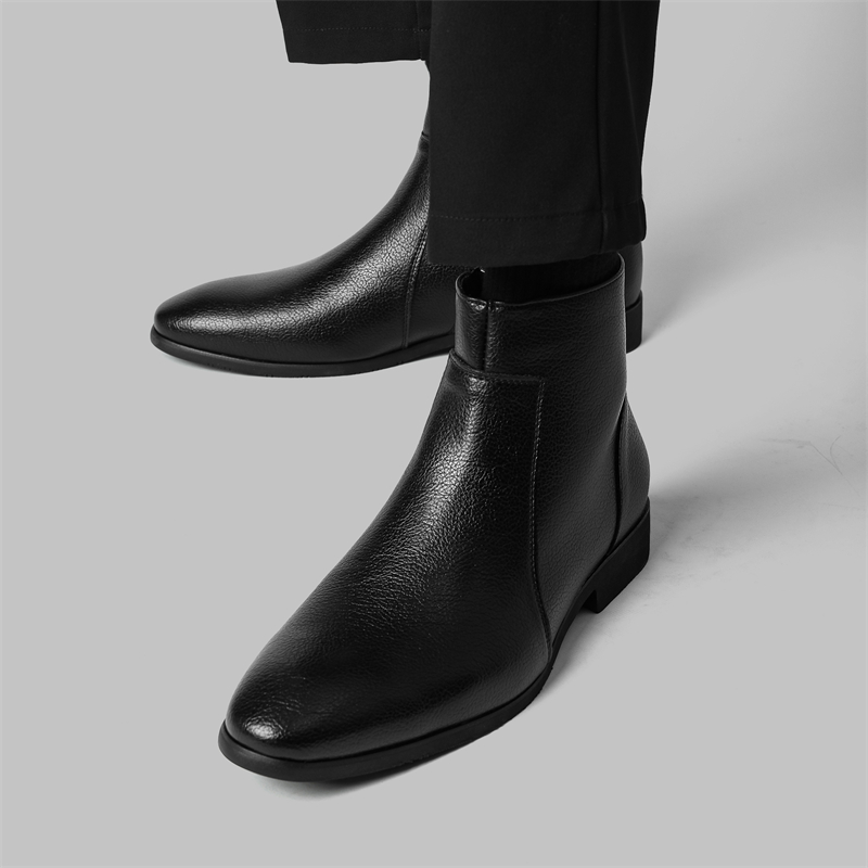 Business Casual Men's Soft Lea - Chelsea Boots Men 评论和价格