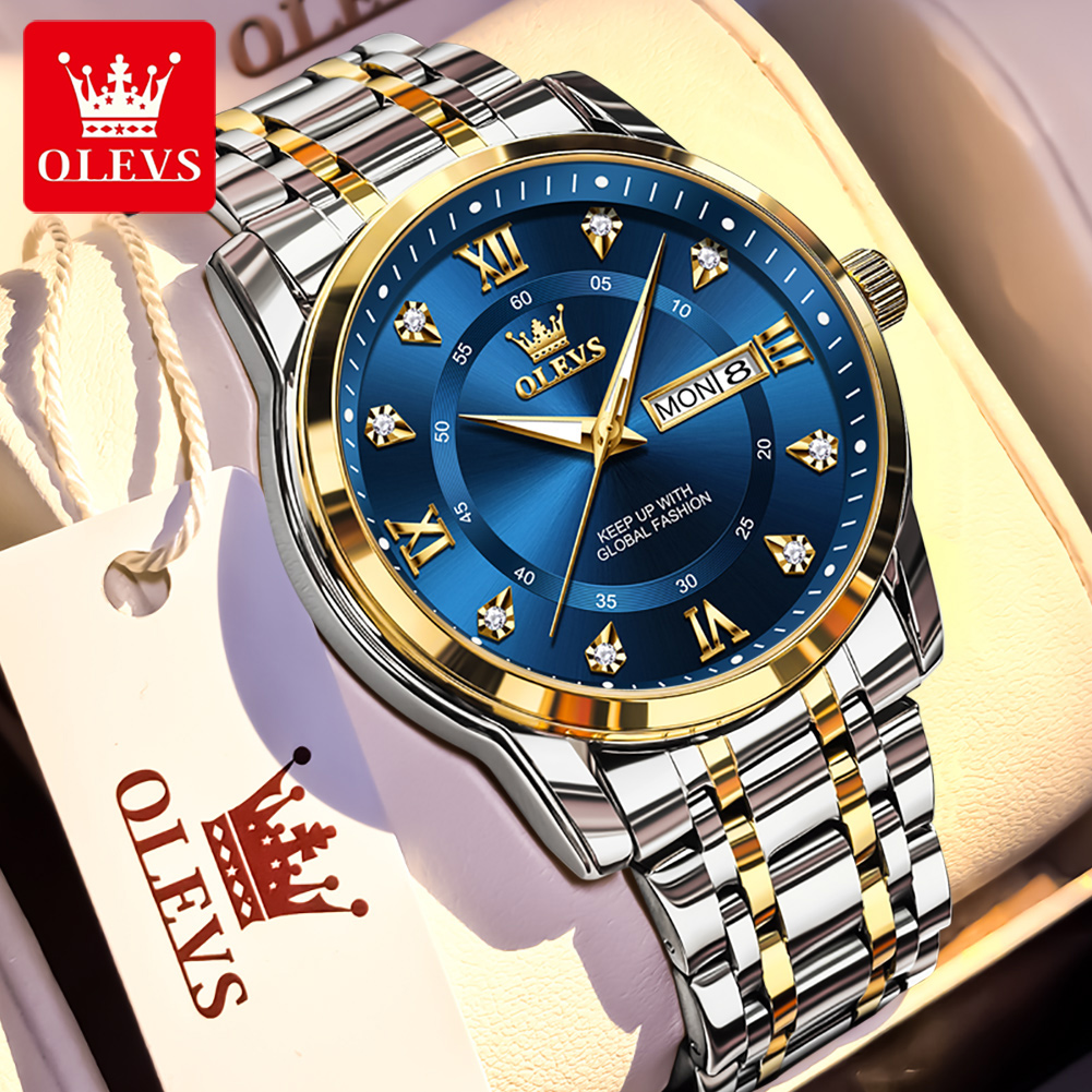 OLEVS Brand Fashion men's watc - Men'S Fashion Luxury Brands 评论和价格