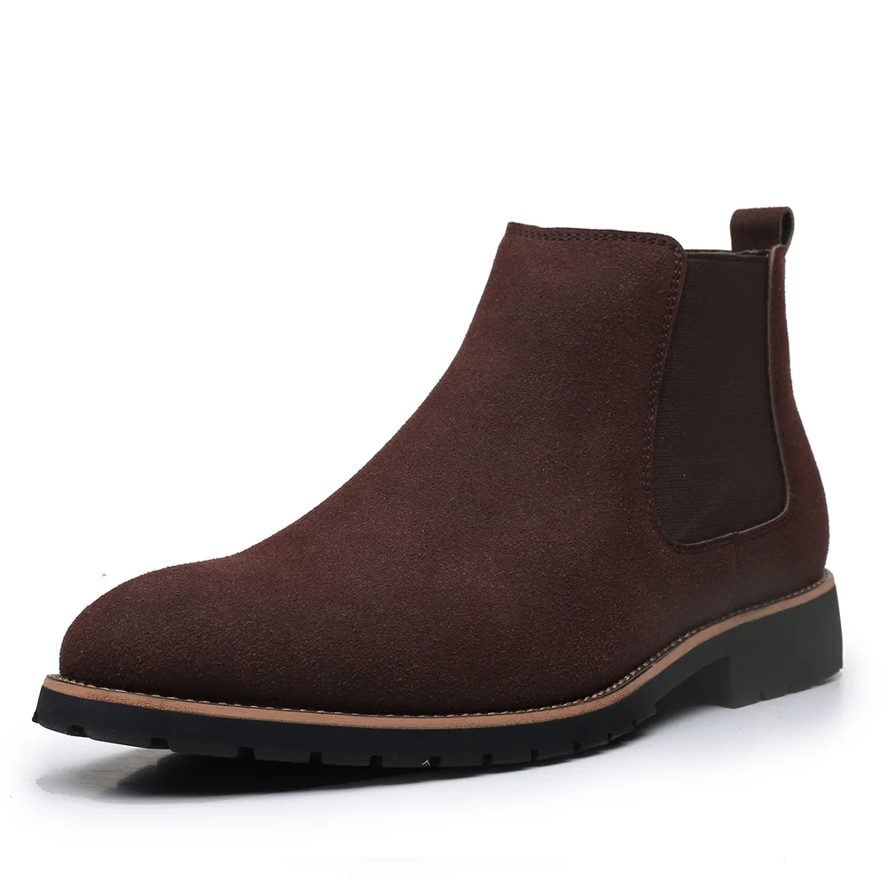 Men Ankle Boots British Style  - Chelsea Boots Men 评论和价格