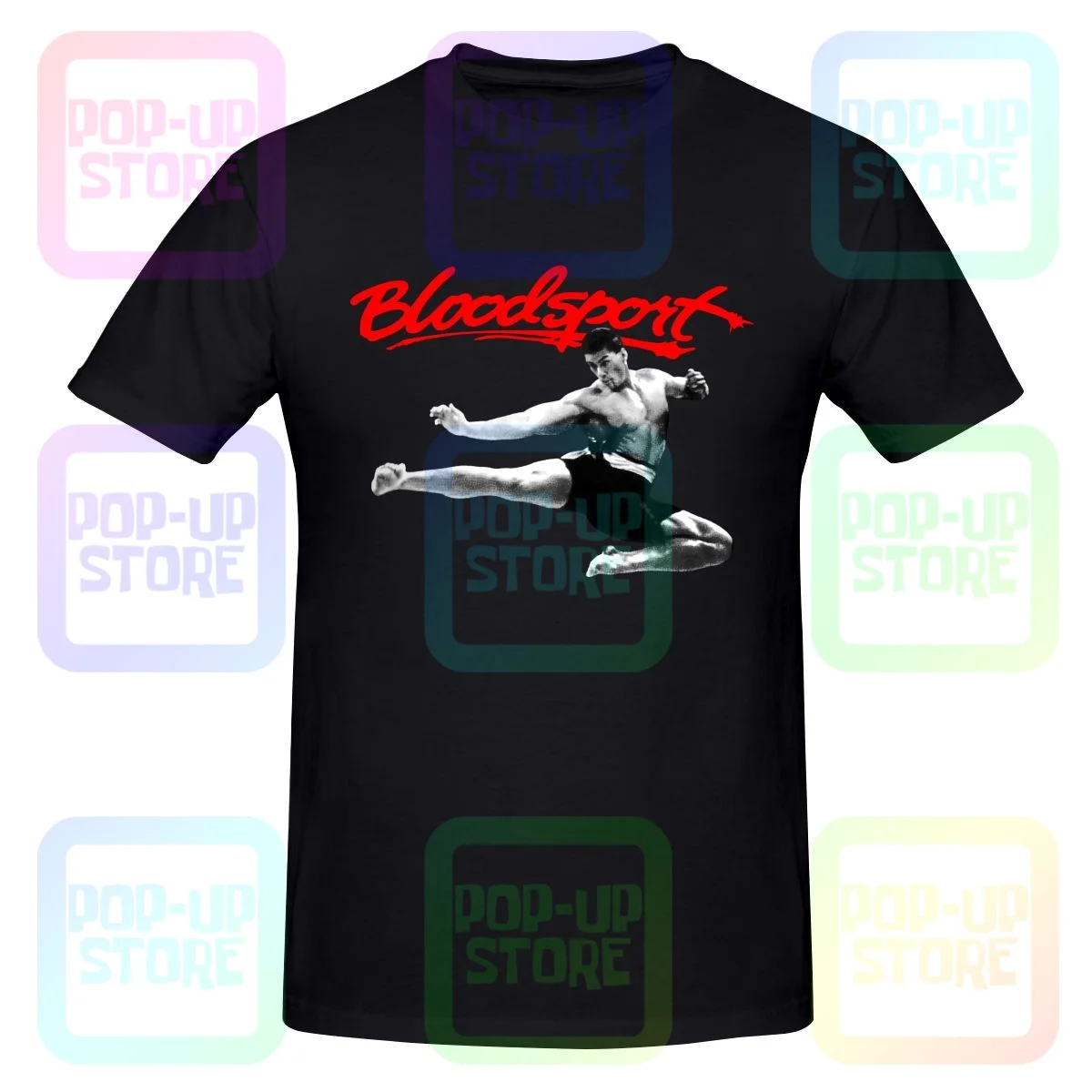 Bloodsport Van Damme Movie Fun - Men'S Fashion From The 80S 评论和价格