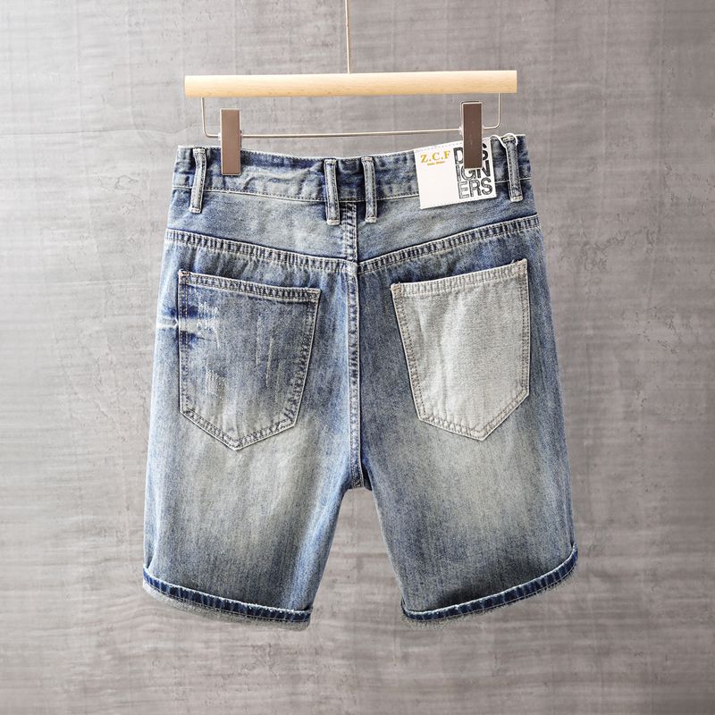 Men's Short Jeans Pants with P - Jeans Pants Fashion Men 评论和价格