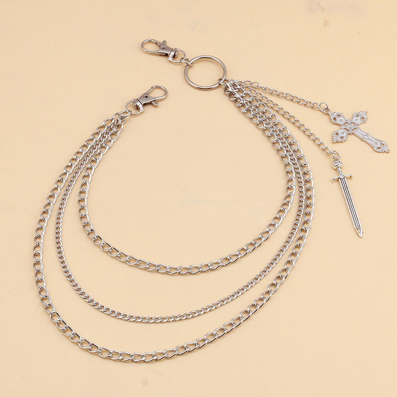 Hip Hop Skull Cross Pants Wais - Leather Belt Braided 评论和价格