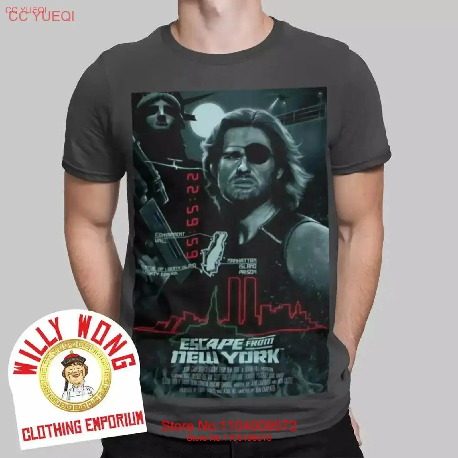 Escape From New York T Shirt R - Men'S Fashion From The 80S 评论和价格