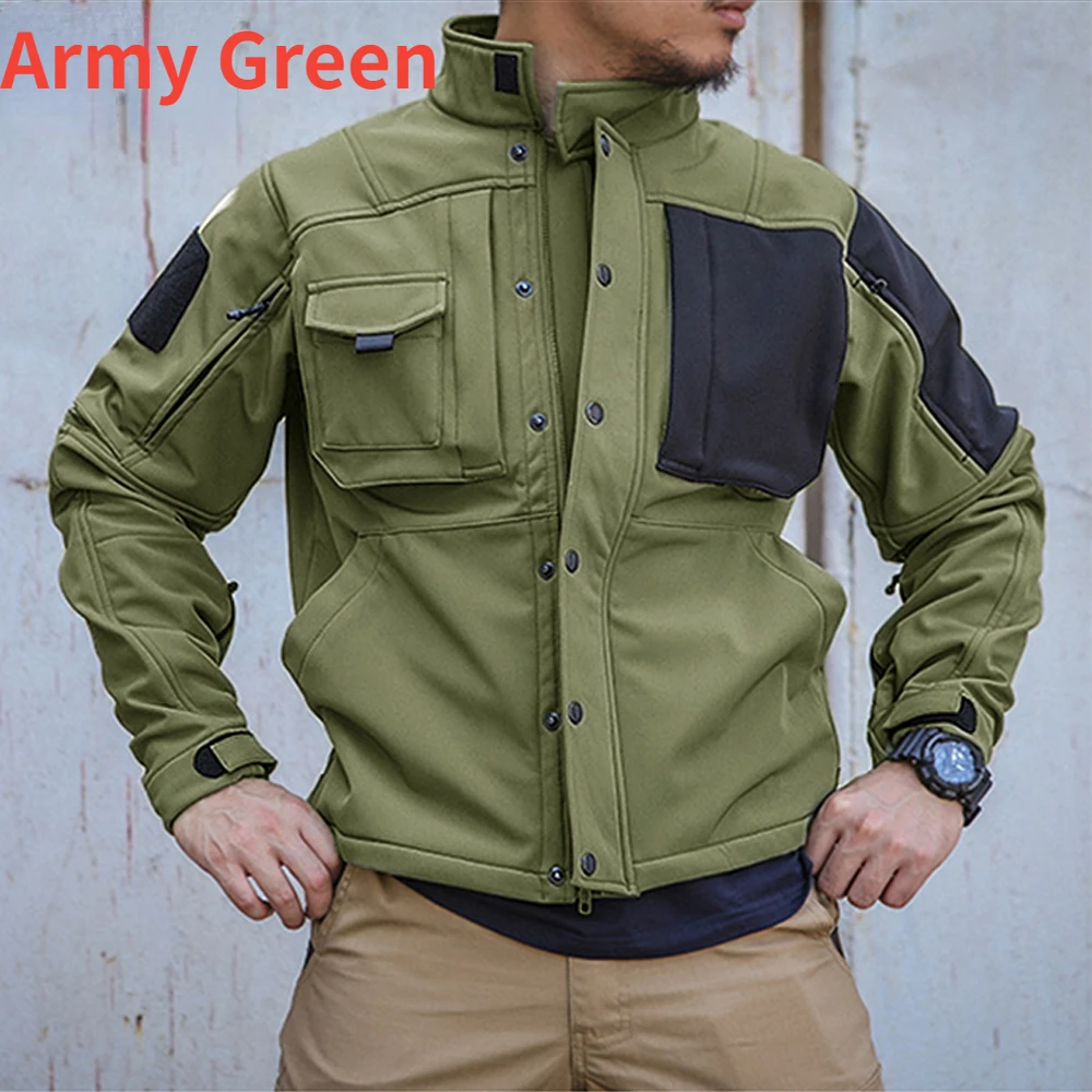 Men's Tactical Sets Winter Sha - Corduroy Jacket Men 评论和价格