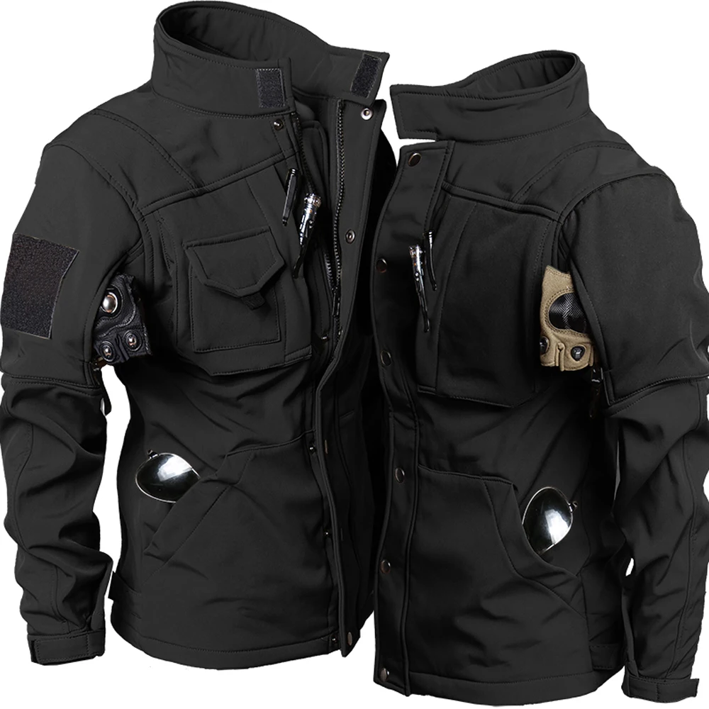 Men's Tactical Sets Winter Sha - Corduroy Jacket Men 评论和价格