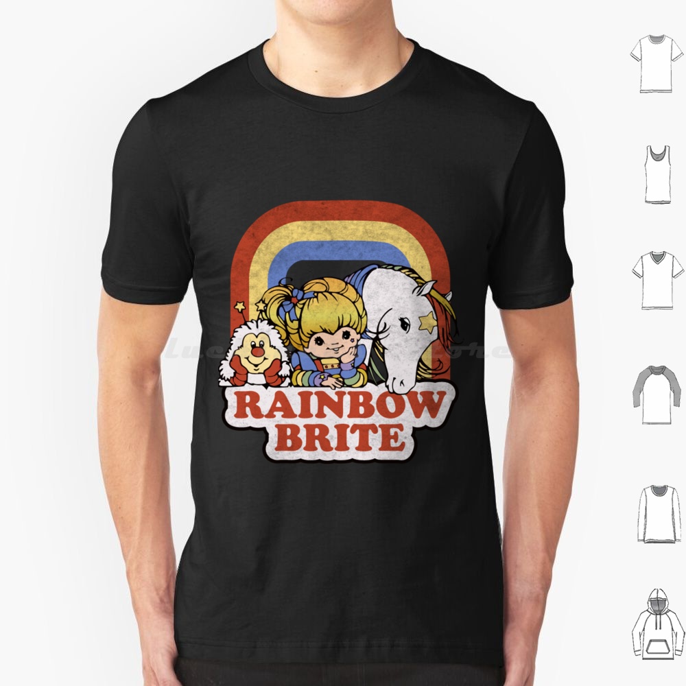 Rainbow Brite T-Shir T Shirt C - Men'S Fashion From The 80S 评论和价格