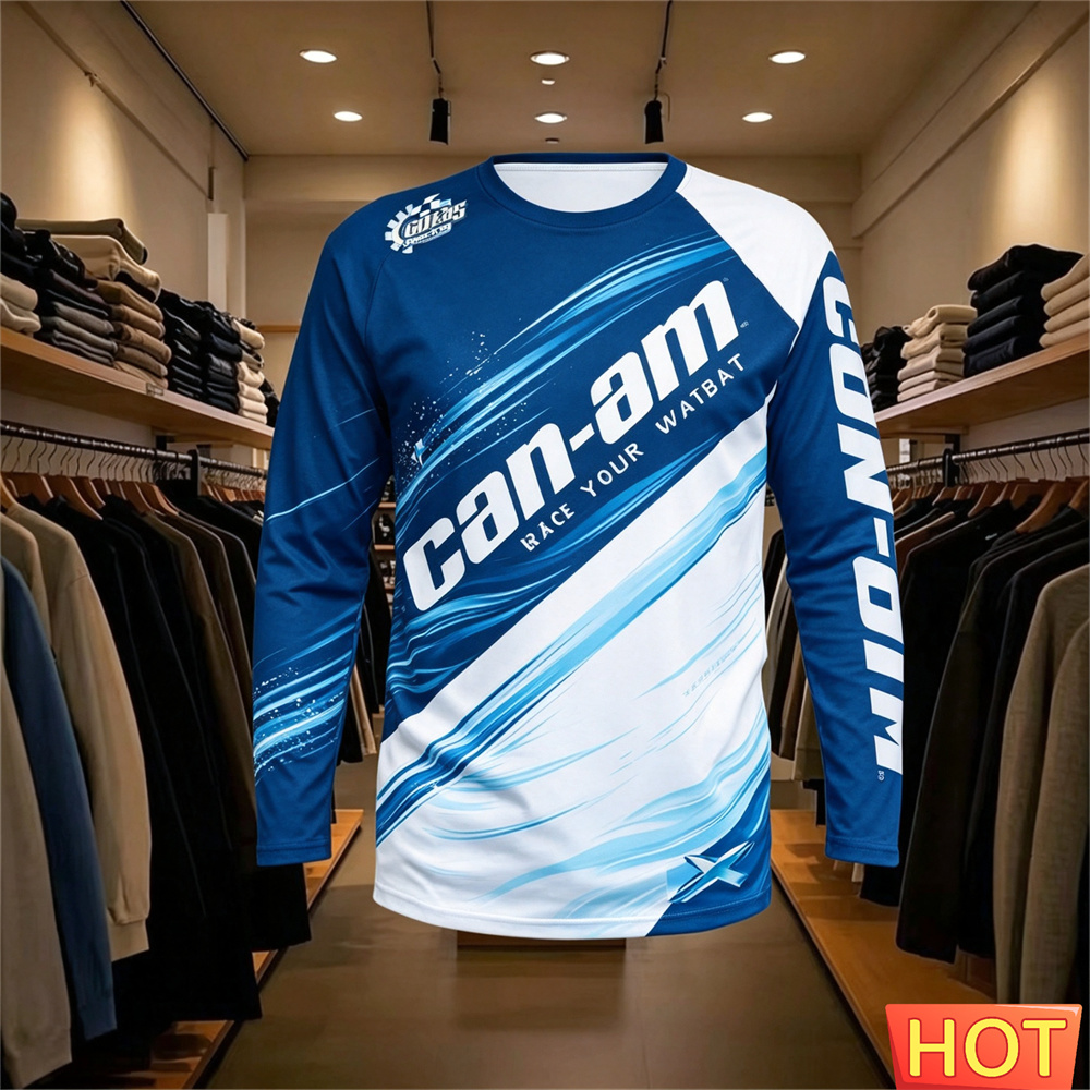 Motorcycle Racing Long Sleeve  - Men'S Fashion T Shirts 评论和价格
