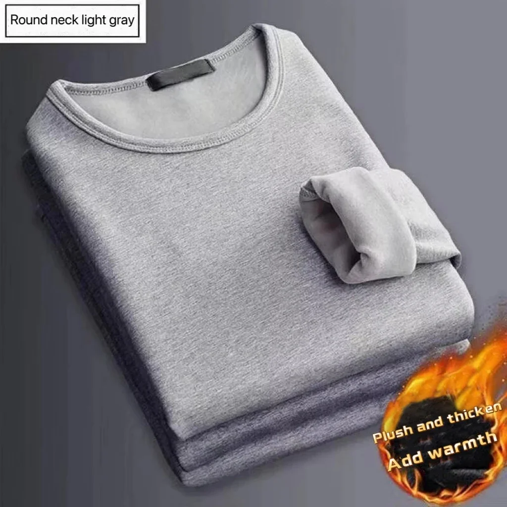 Winter Men's Long-sleeved Ther - Men'S Fashion T Shirts 评论和价格