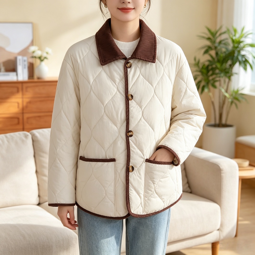 Womens Wavy Quilted Corduroy J - Corduroy Jacket Men 评论和价格