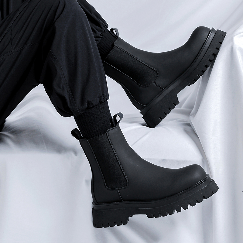 2026 Platform Black High Top B - Chelsea Boots Men 评论和价格