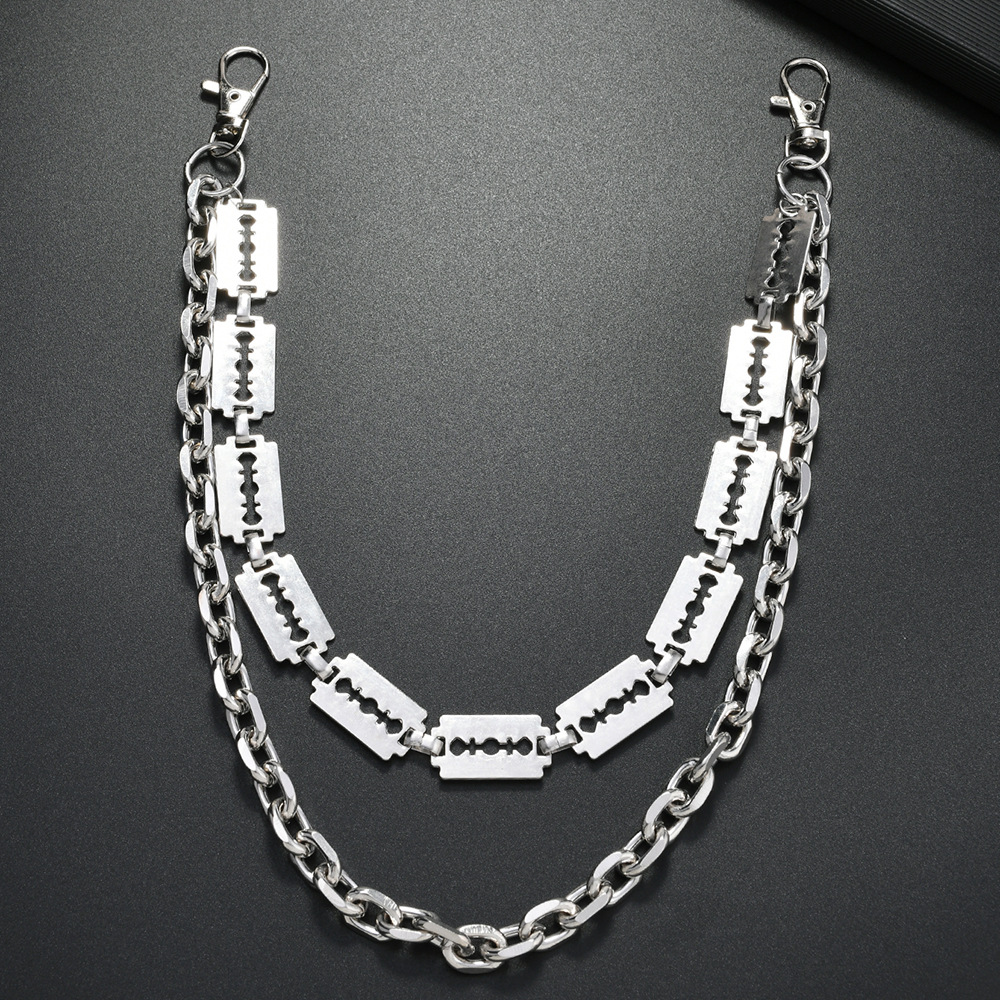 Punk Metal Chain Keychains for - Jeans Pants Fashion Men 评论和价格