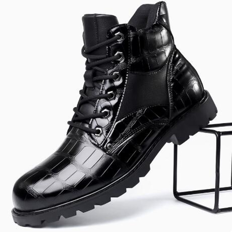 Brand Men Boots Grid Pattern S - Men'S Fashion Luxury Brands 评论和价格