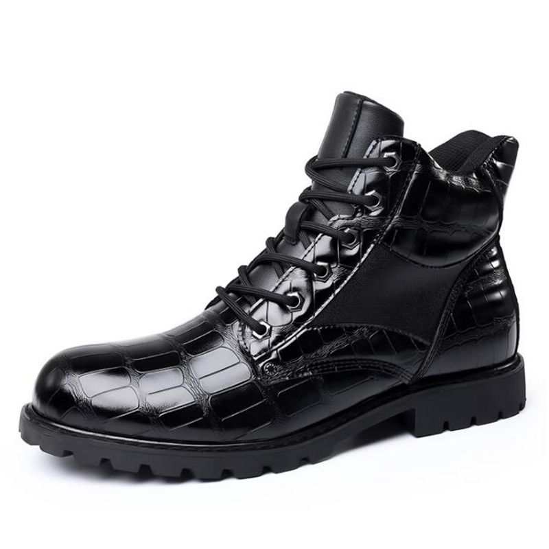 Brand Men Boots Grid Pattern S - Men'S Fashion Luxury Brands 评论和价格