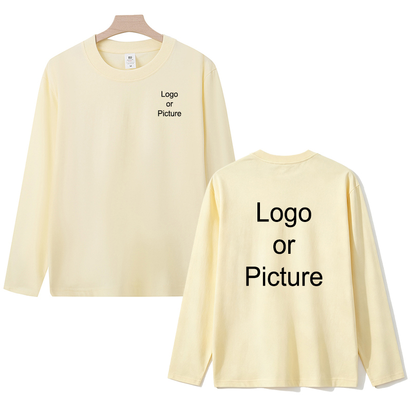 Customized Cotton Long Sleeve  - Men'S Fashion T Shirts 评论和价格