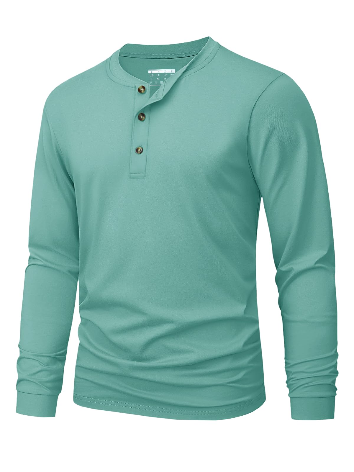 Men's Henley T-Shirt Simple So - Men'S Fashion T Shirts 评论和价格