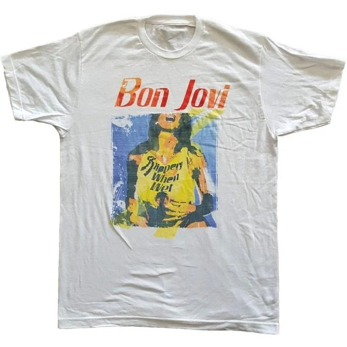 Bon Jovi Slippery When Wet Alb - Men'S Fashion From The 80S 评论和价格