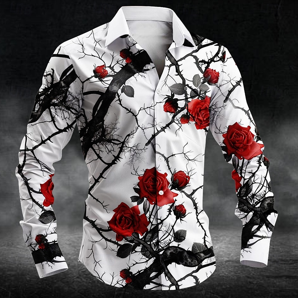 Fashion plum blossom pattern 3 - Mens Fashion Wear 评论和价格