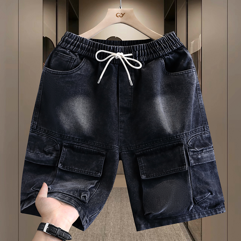 Men's Cargo Shorts New Summer  - Jeans Pants Fashion Men 评论和价格