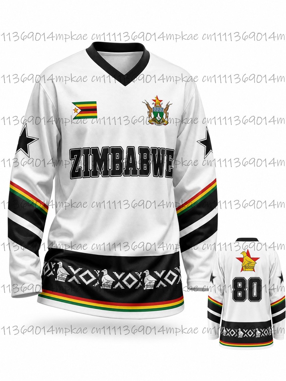Autumn Zimbabwe Ethnic Street  - Men'S Fashion T Shirts 评论和价格